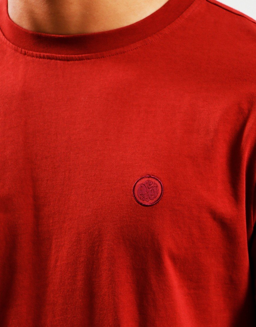 Pretty Green Mitchell T-Shirt Burgundy