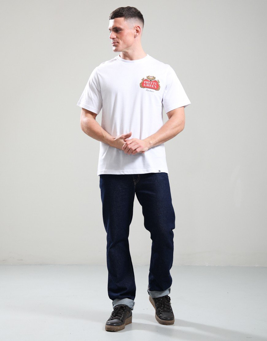 Pretty Green Nelson T-Shirt White