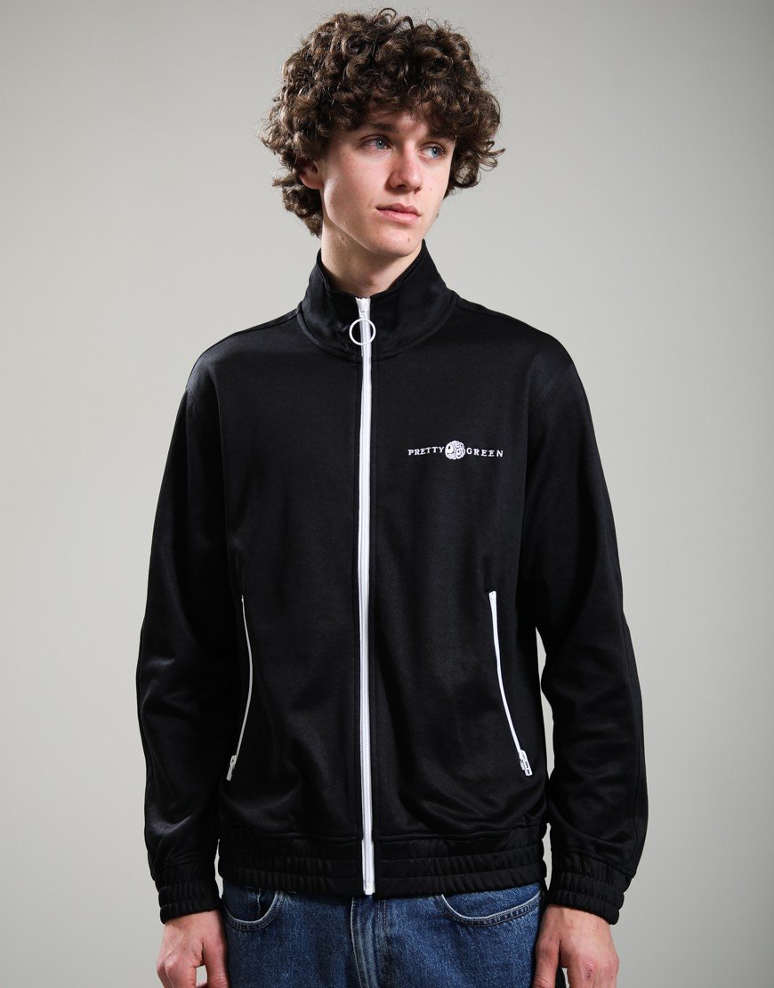 Pretty Green Nimbus Track Top Black