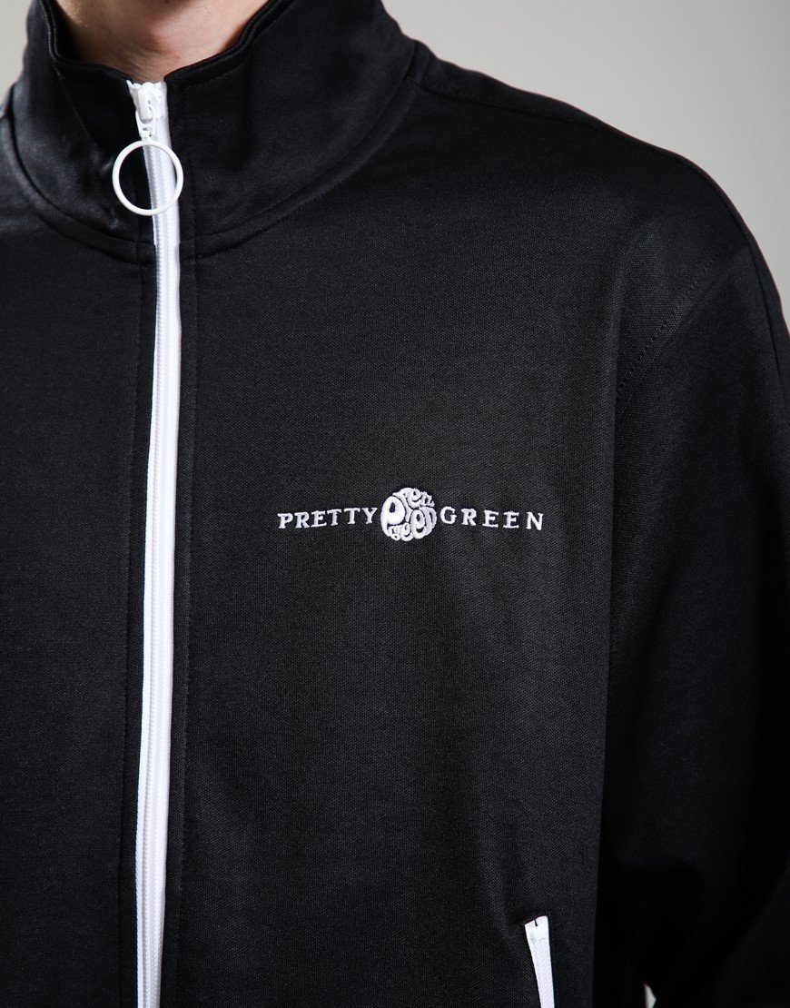 Pretty Green Nimbus Track Top Black