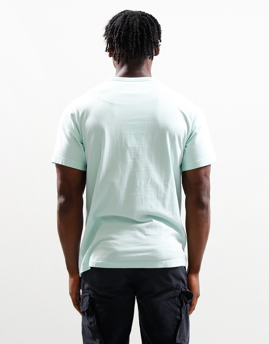 Pretty Green Gillespie Logo T-shirt Light Blue