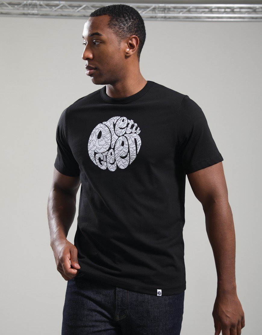 Pretty Green Pulsar Logo T-Shirt Black