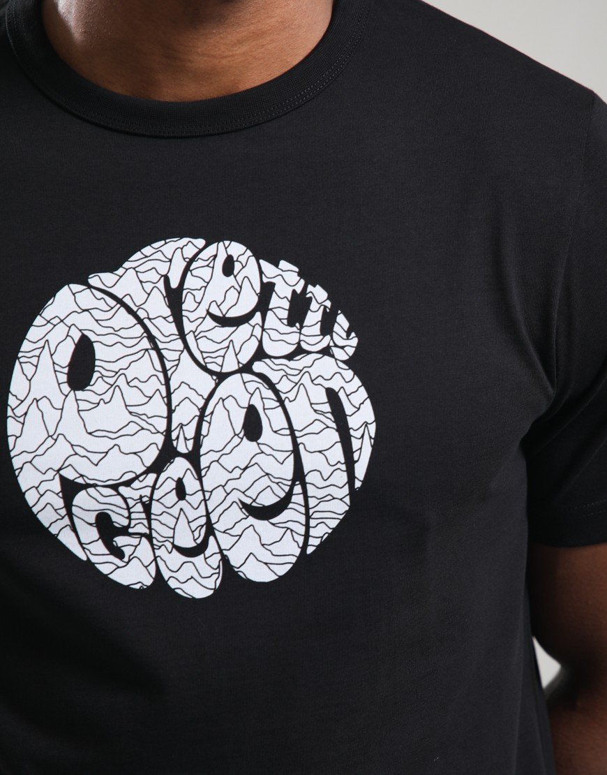 Pretty Green Pulsar Logo T-Shirt Black