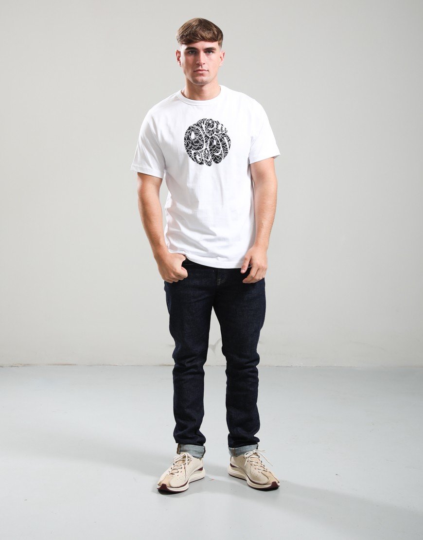 Pretty Green Pulsar Logo T-Shirt White