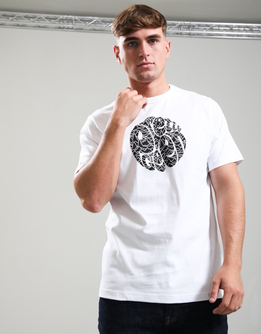 Pretty Green Pulsar Logo T-Shirt White