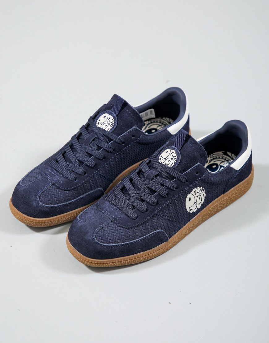 Pretty Green Ramblas Trainers Navy