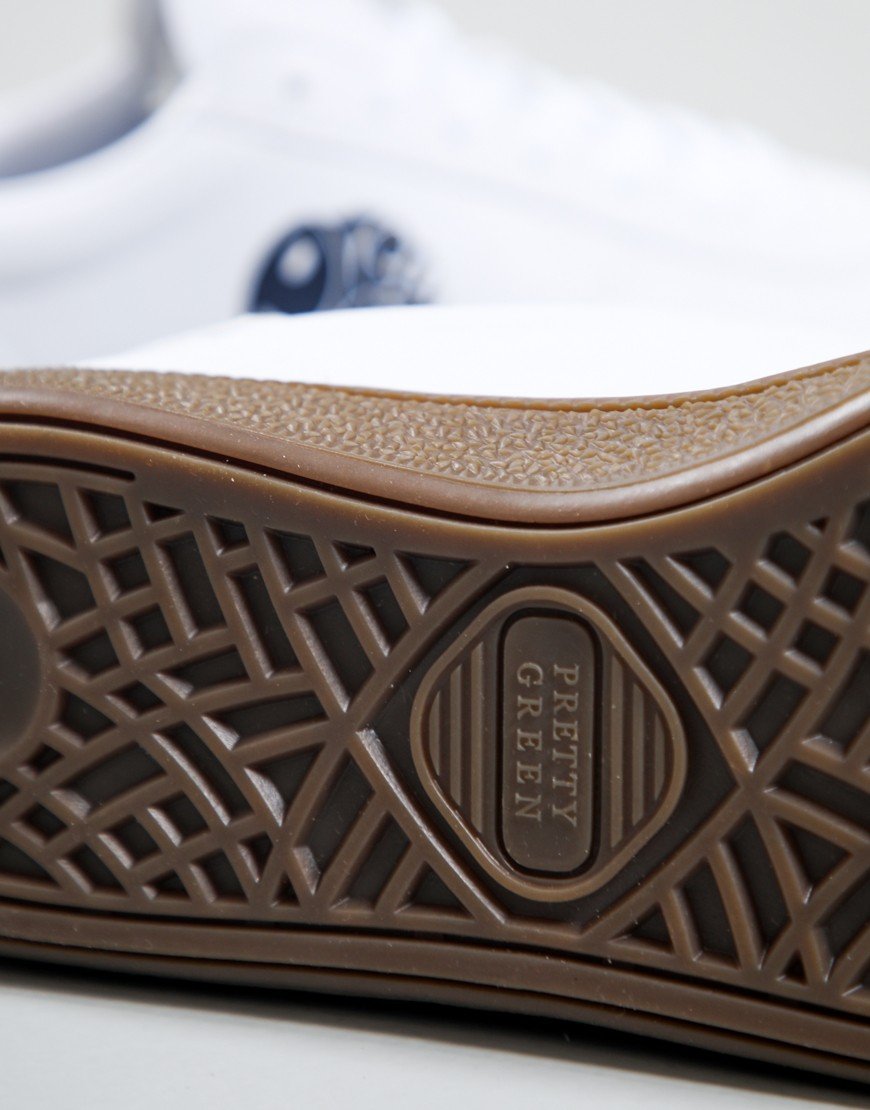 Pretty Green Ramblas Trainers White