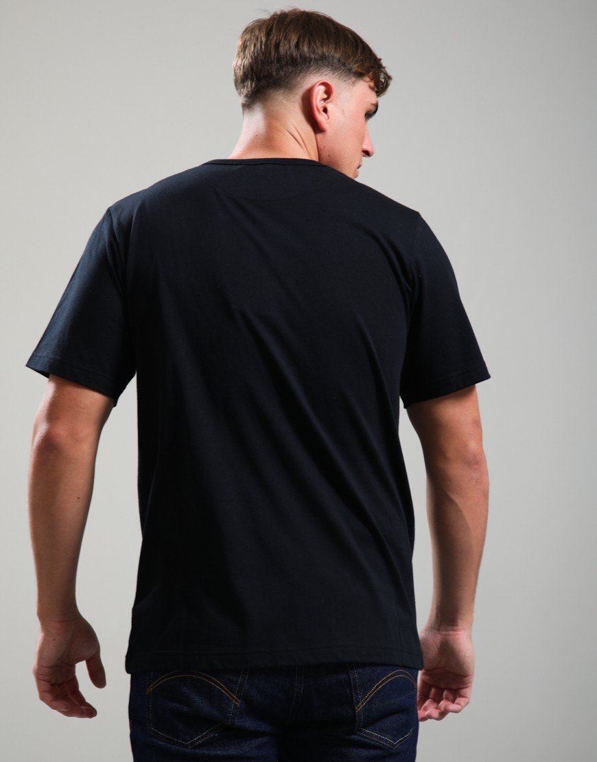 Pretty Green Rave Camo Logo T-Shirt Black