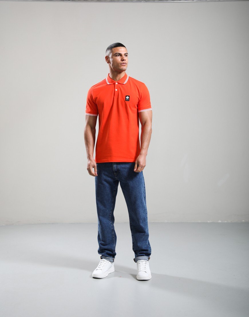 Pretty Green Rayner Polo Shirt Orange