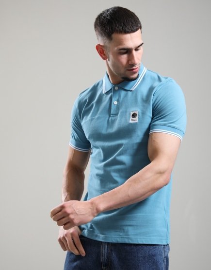 Pretty Green Rayner Polo Shirt Blue