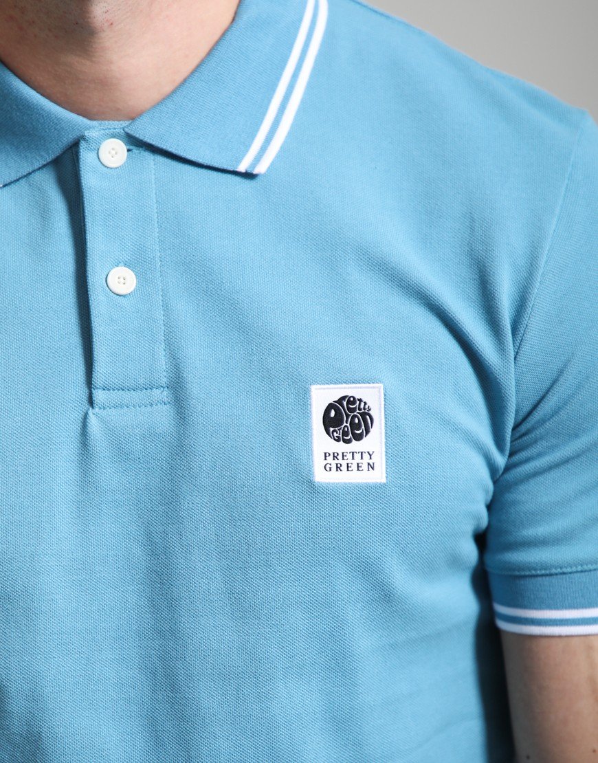 Pretty Green Rayner Polo Shirt Blue