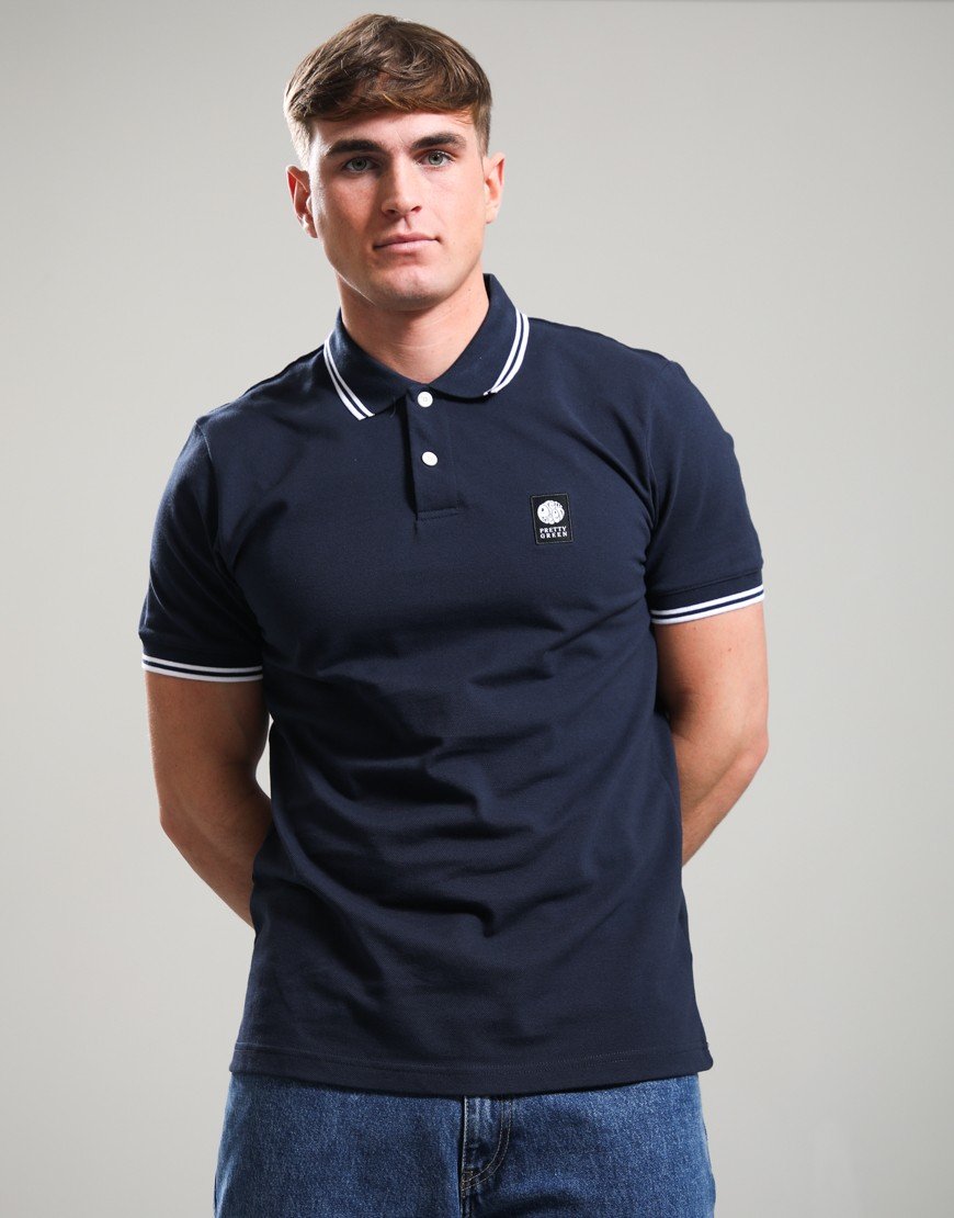 Pretty Green Rayner Polo Shirt Navy