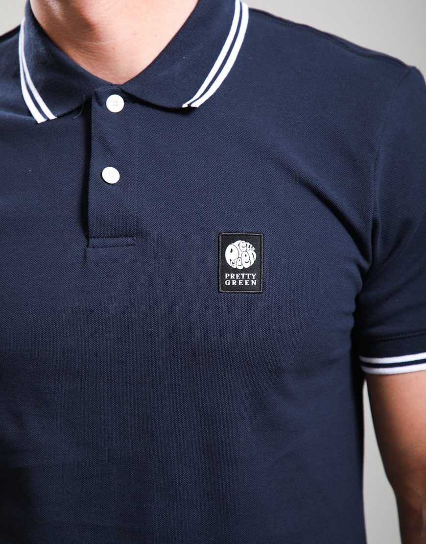 Pretty Green Rayner Polo Shirt Navy