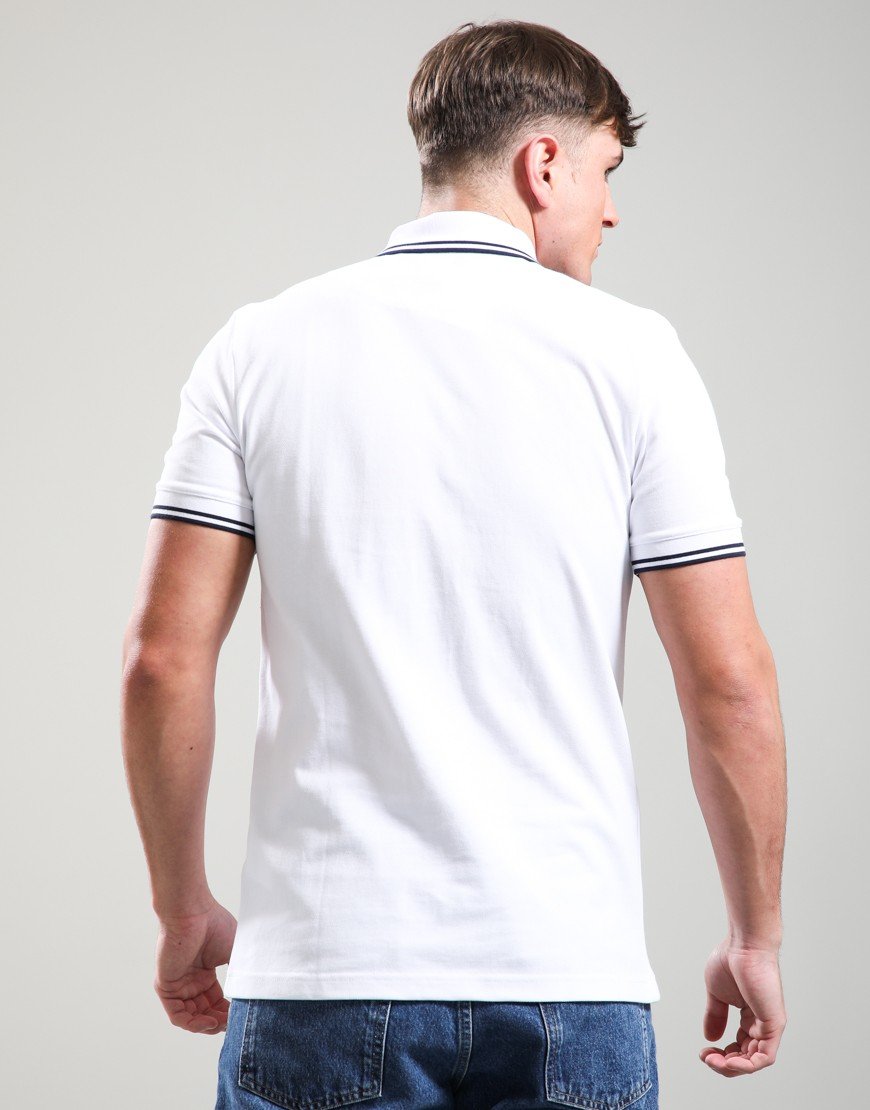 Pretty Green Rayner Polo Shirt White