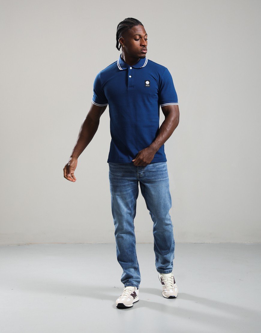 Pretty Green Rayner Polo Shirt Dark Blue