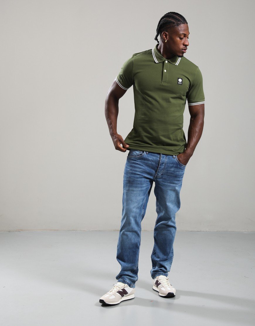 Pretty Green Rayner Polo Shirt Khaki