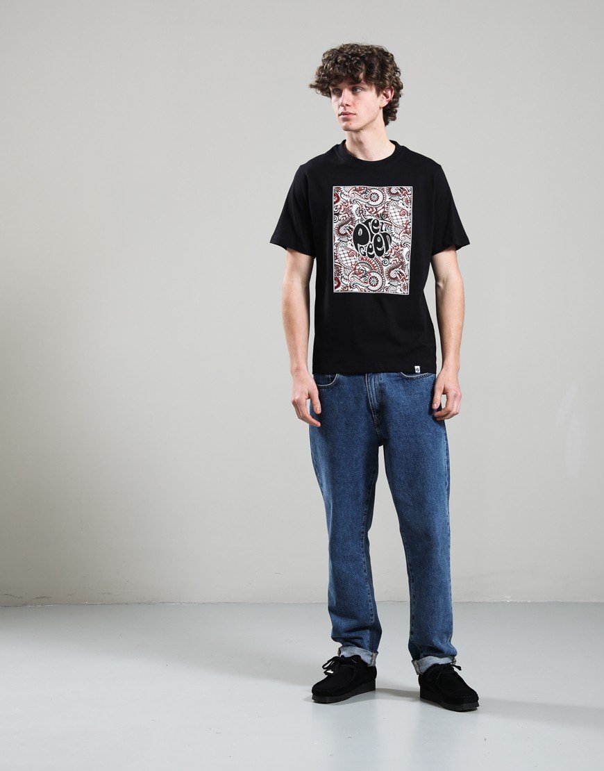 Pretty Green Resonance Box Logo T-Shirt Black