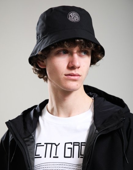 Pretty Green Resonance Water Reactive Bucket Hat Black