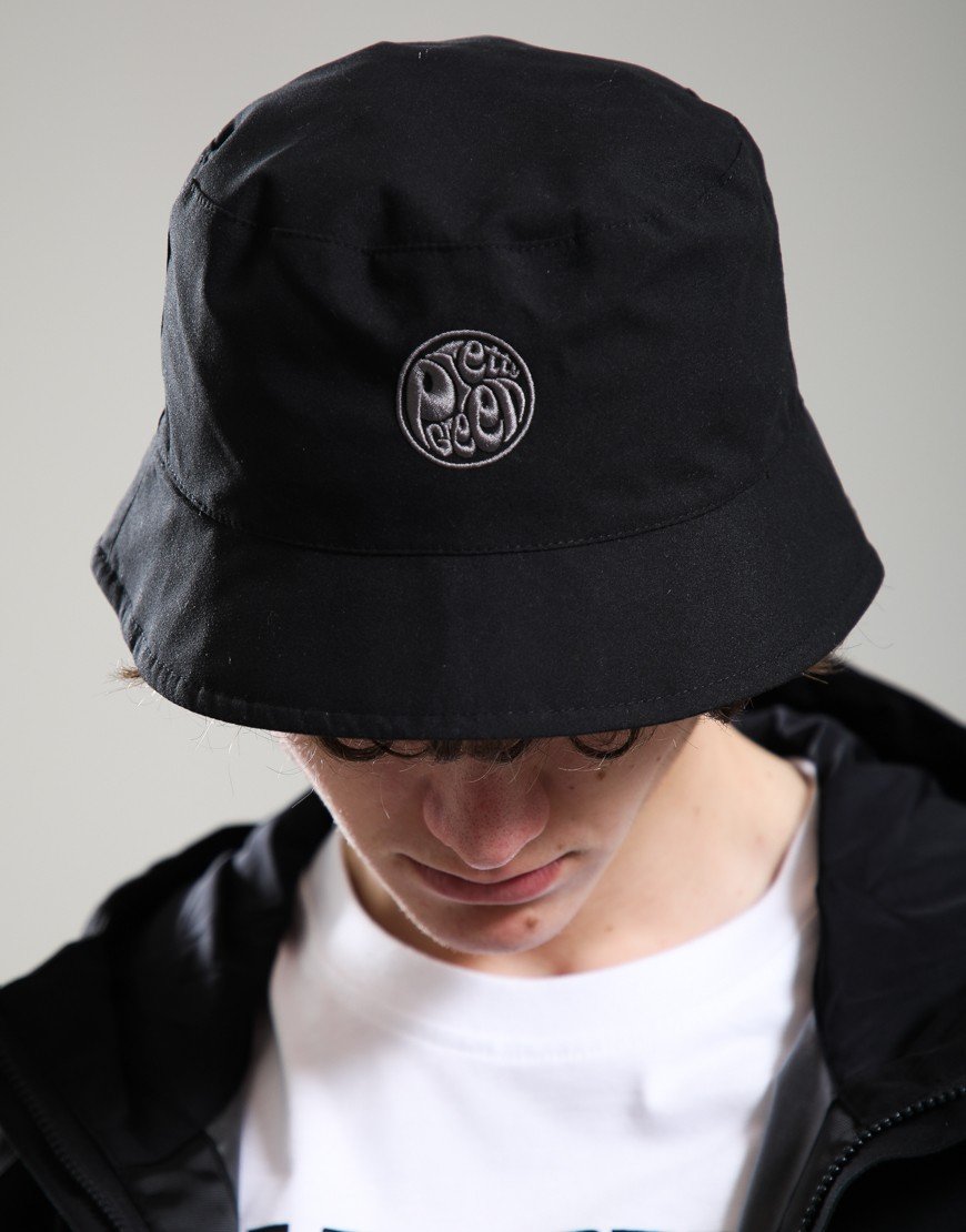 Pretty Green Resonance Water Reactive Bucket Hat Black