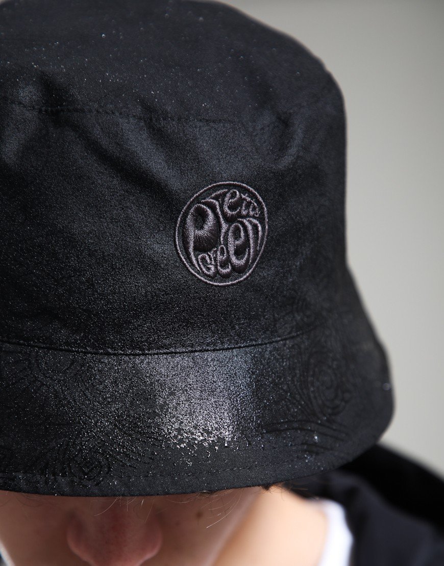 Pretty Green Resonance Water Reactive Bucket Hat Black
