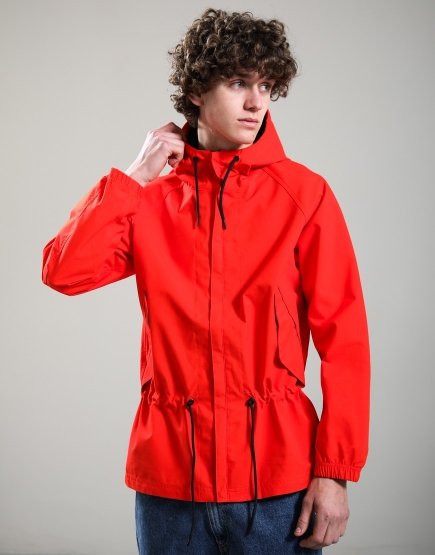 Pretty Green Resonance Water Reactive Jacket Red