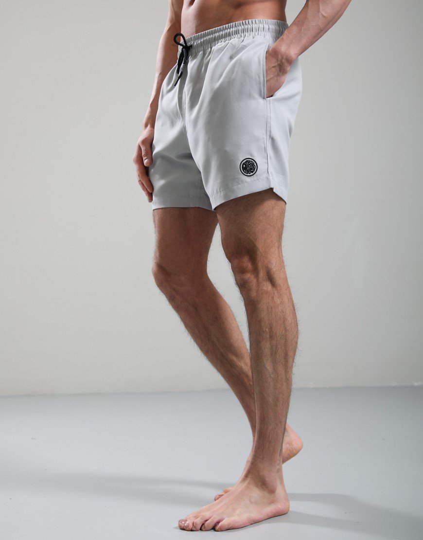 Pretty Green Resonance Water Reactive Swim Shorts Grey