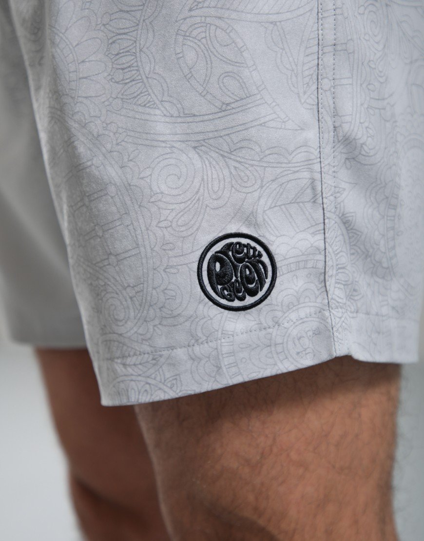 Pretty Green Resonance Water Reactive Swim Shorts Grey