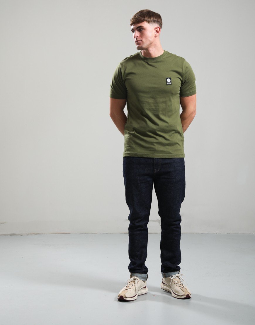 Pretty Green Sinclair T-Shirt Khaki