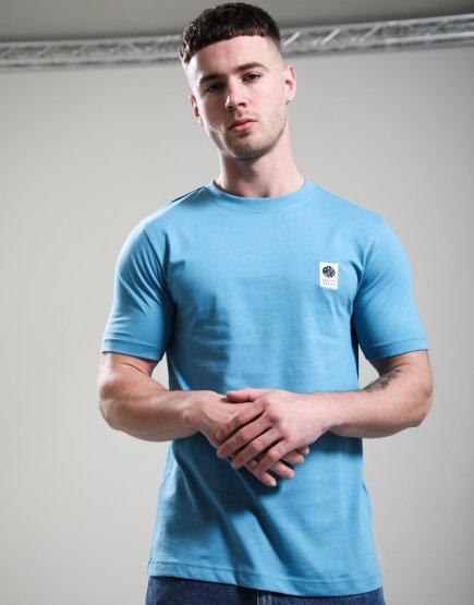 Pretty Green Sinclair T-Shirt Blue