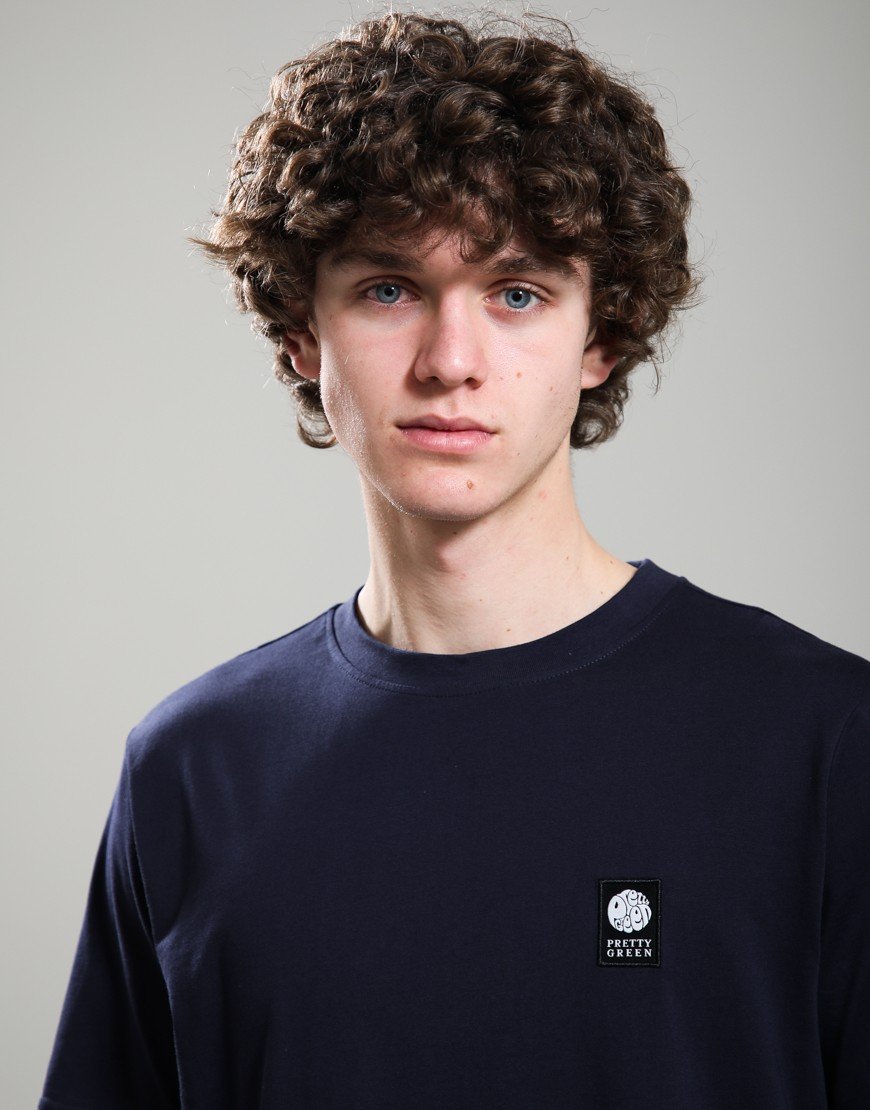 Pretty Green Sinclair T-Shirt Navy