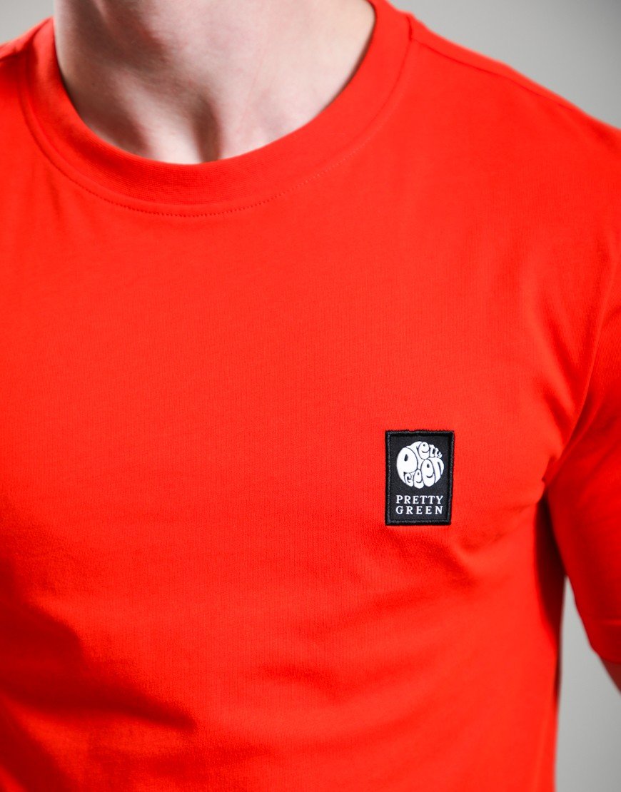 Pretty Green Sinclair T-Shirt Orange