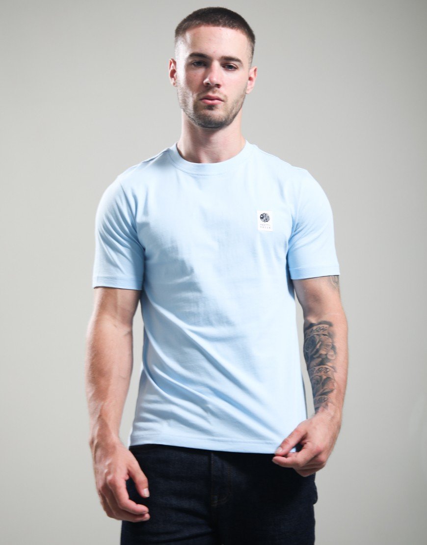 Pretty Green Sinclair T-Shirt Sky Blue