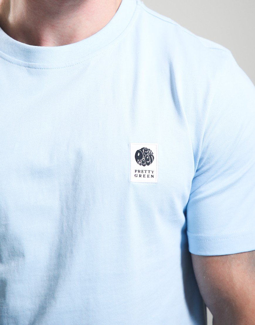 Pretty Green Sinclair T-Shirt Sky Blue