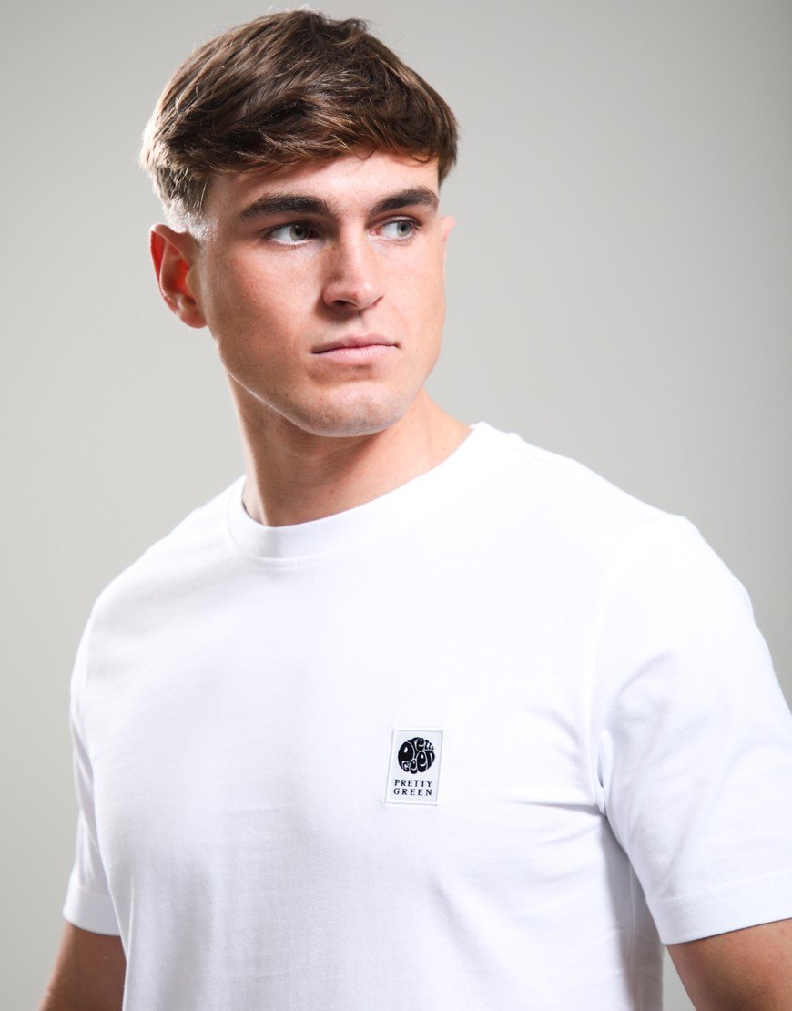Pretty Green Sinclair T-Shirt White