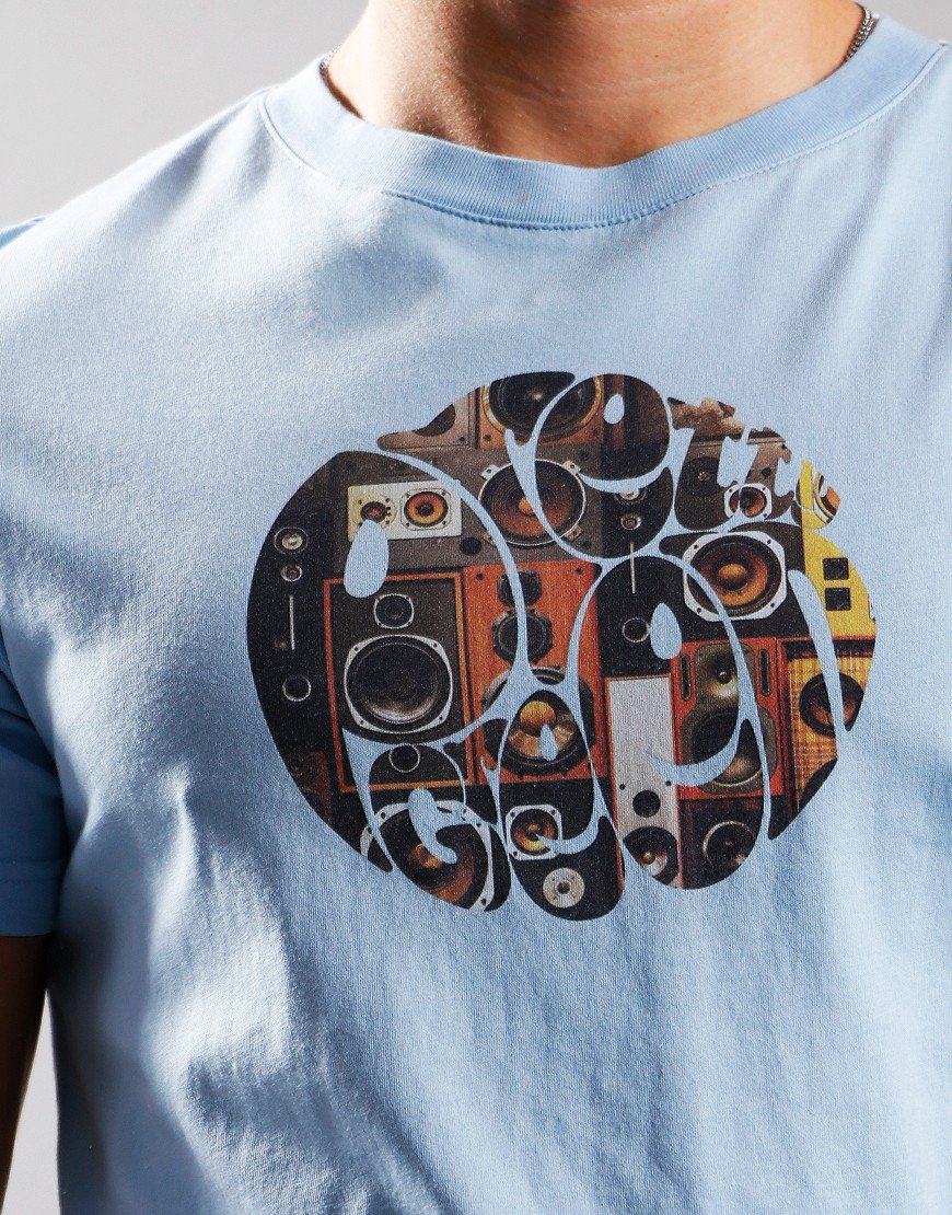 Pretty Green Speaker Wall T-Shirt Light 