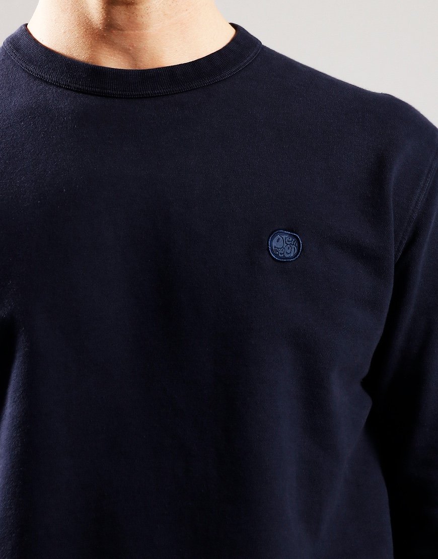 Pretty Green Standards Crew Sweat Navy 