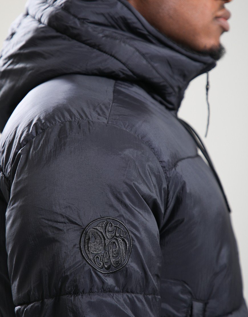 Pretty Green Stiperstone Puffer Jacket Black