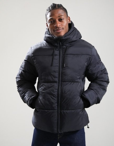 Pretty Green Stiperstone Puffer Jacket Black
