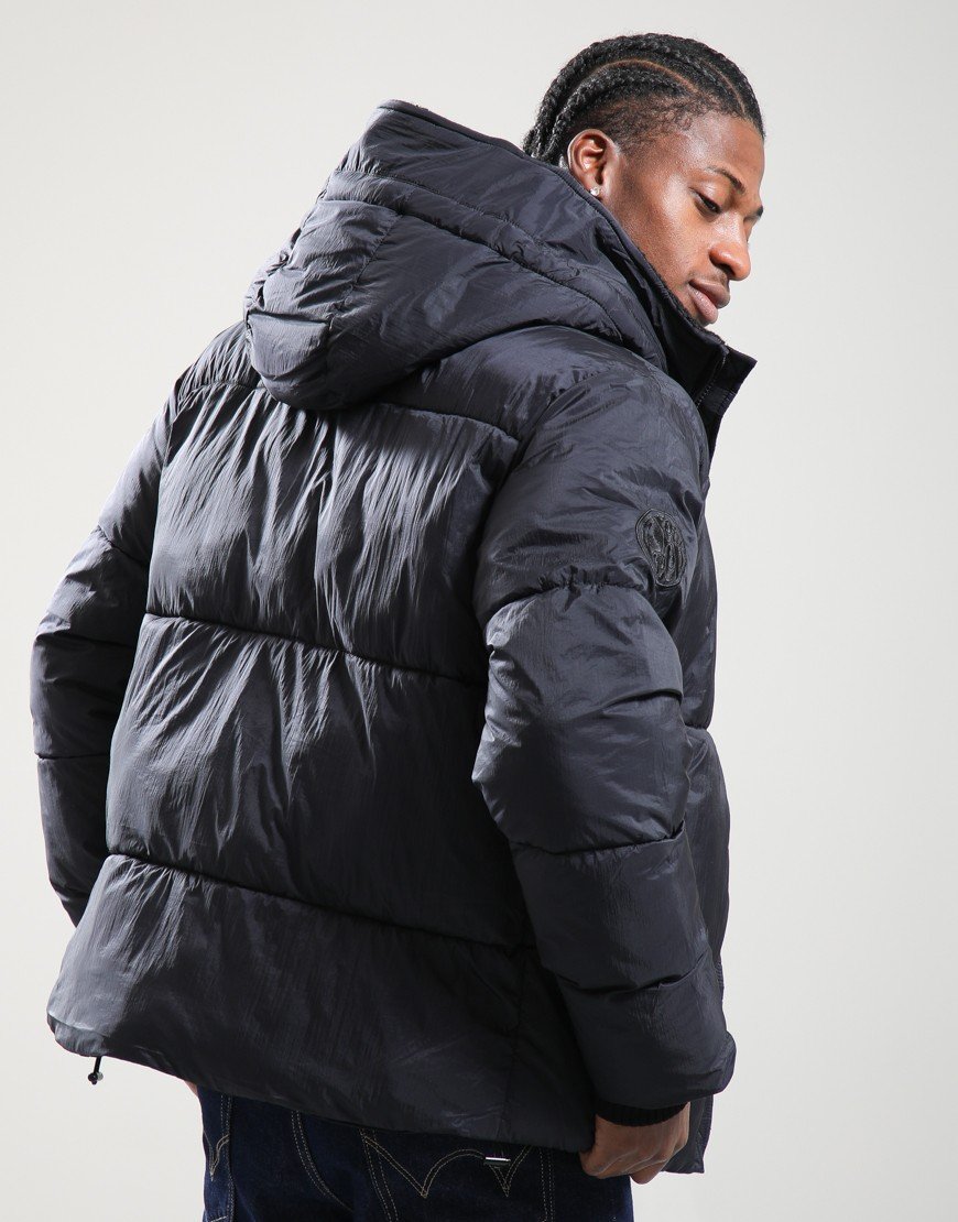 Pretty Green Stiperstone Puffer Jacket Black