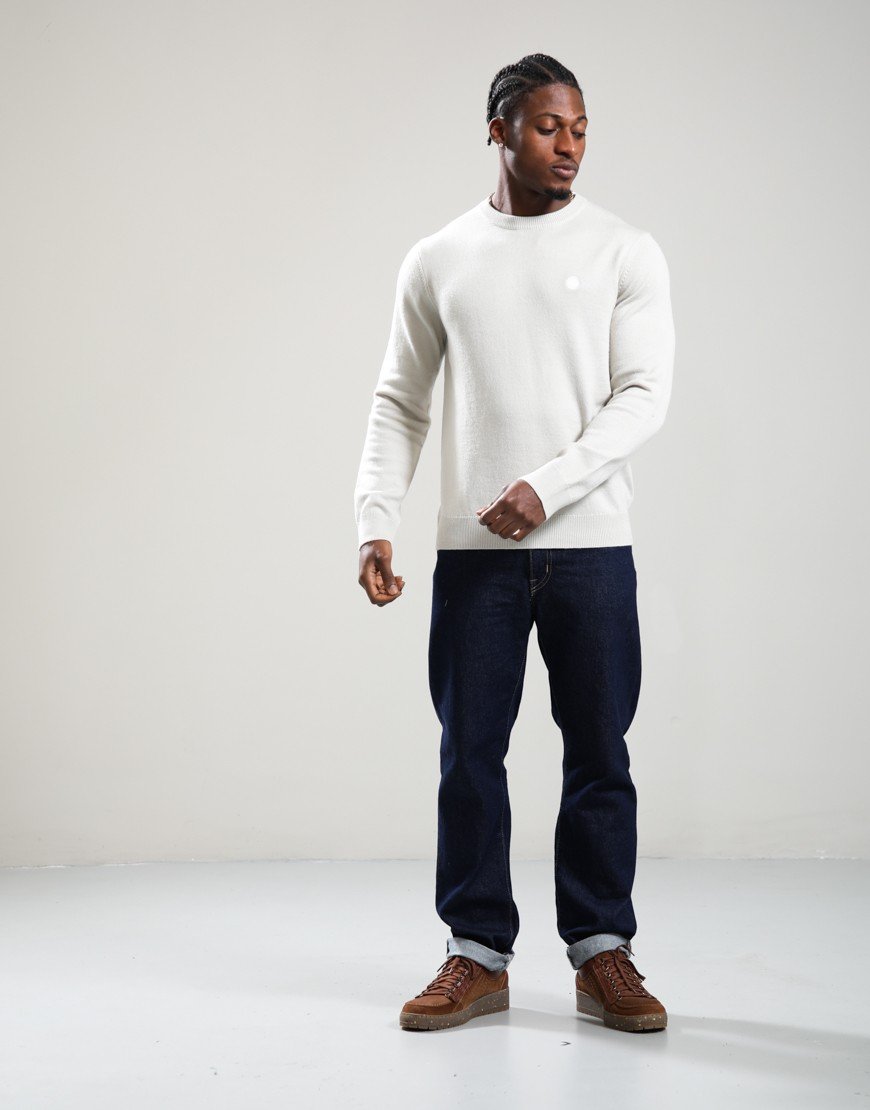 Pretty Green Tipped Crew Knit Stone