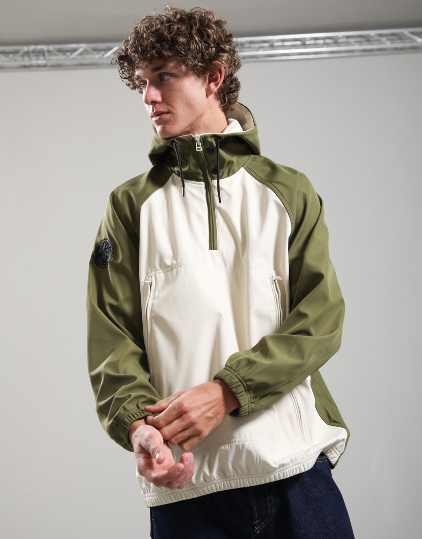 Pretty Green Travis Smock Khaki