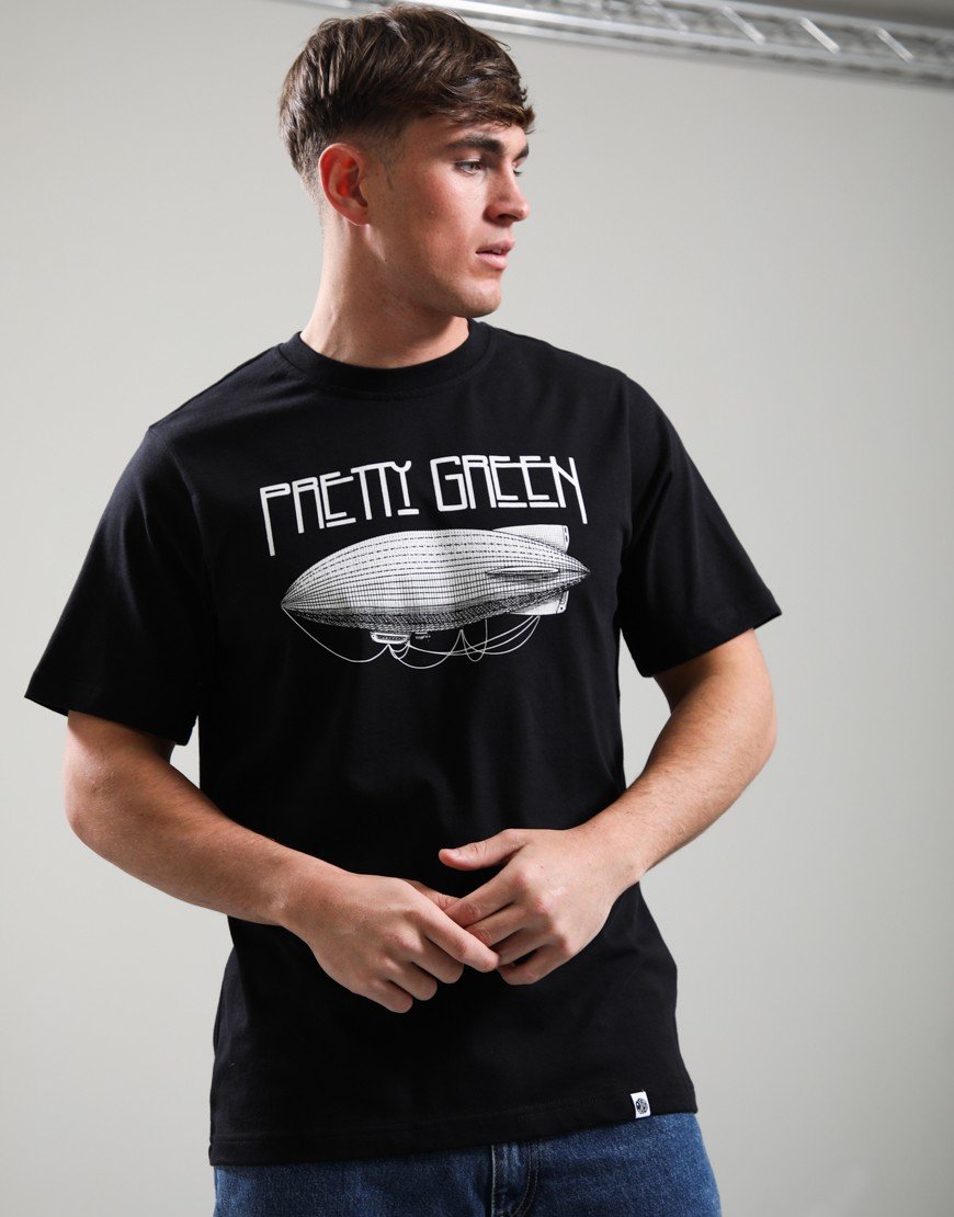 Pretty Green Zeppelin T-Shirt Black