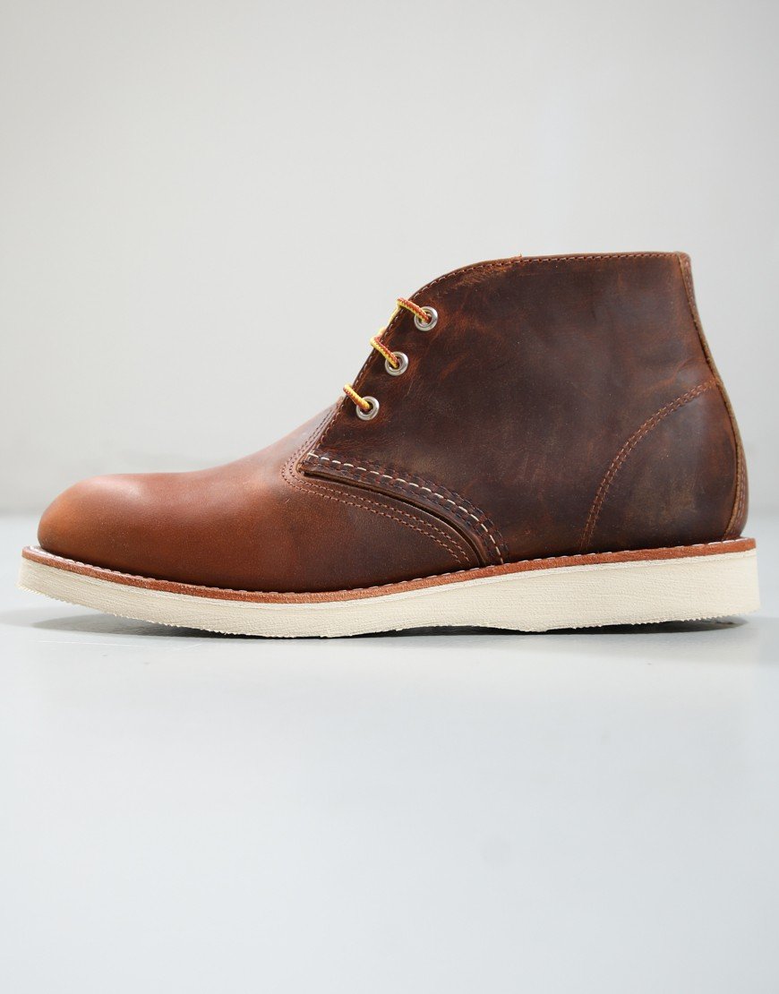 Red Wing 3137 Work Chukka Boots Copper Rough & Tough