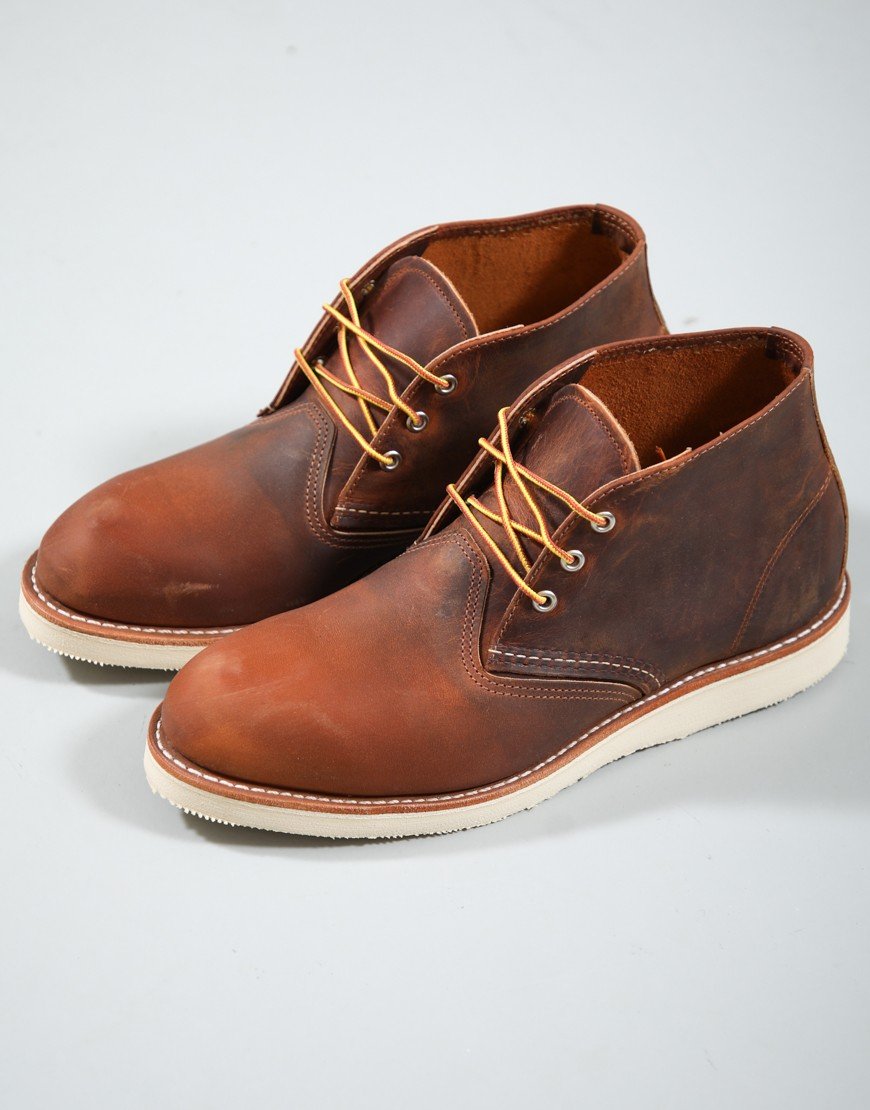 Red Wing 3137 Work Chukka Boots Copper Rough & Tough