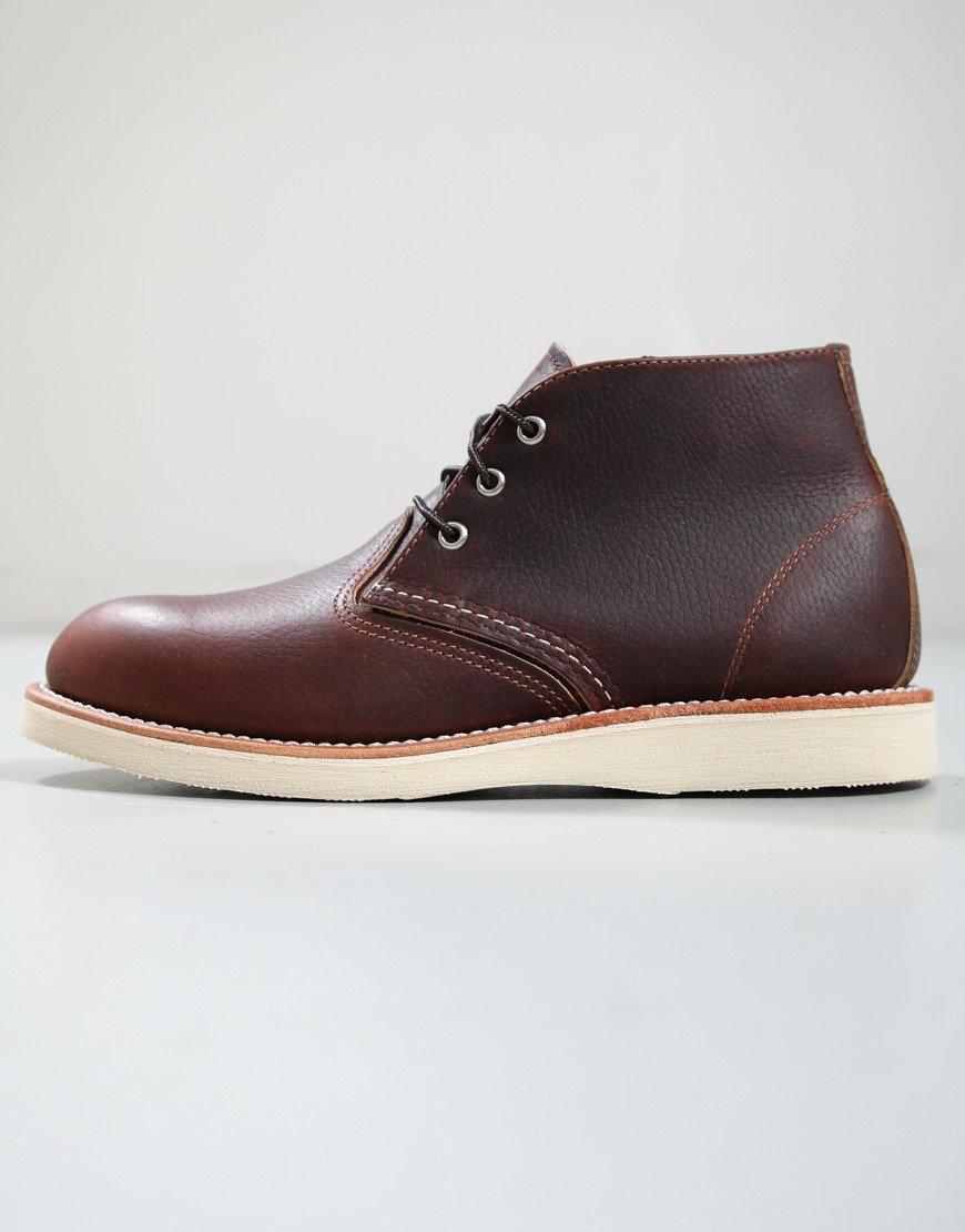 Red Wing 3141 Work Chukka Boots Briar Oil Slick