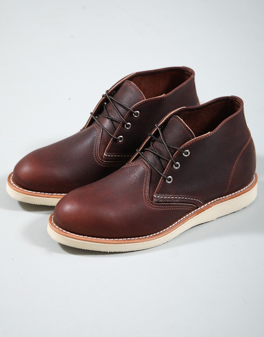 Red Wing 3141 Work Chukka Boots Briar Oil Slick