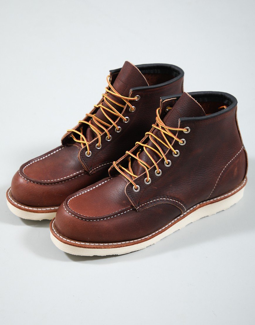 Red Wing 8138 Classic Moc Toe Boots Briar Oil Slick