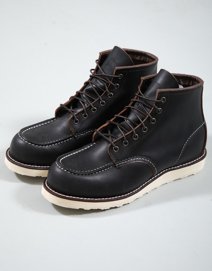 Red Wing 8849 Classic Moc Toe Boots Black Prairie
