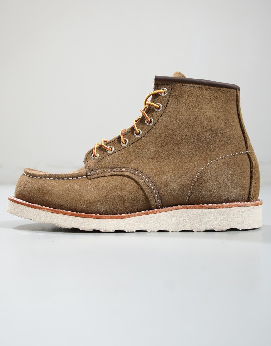 Red Wing 8881 Classic Moc Toe Boots Olive Mohave