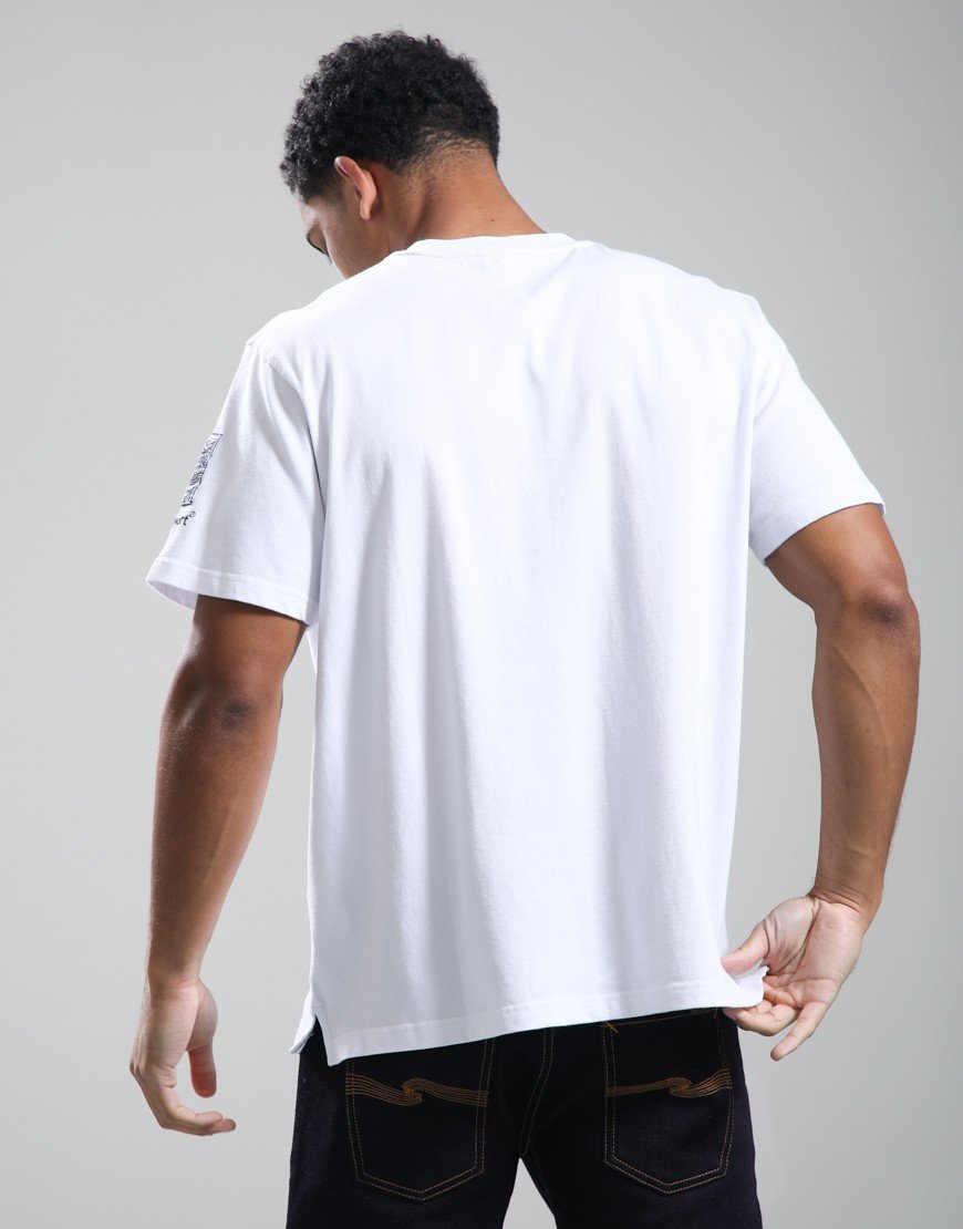 Rockport Highland Front Logo Washed T-Shirt White